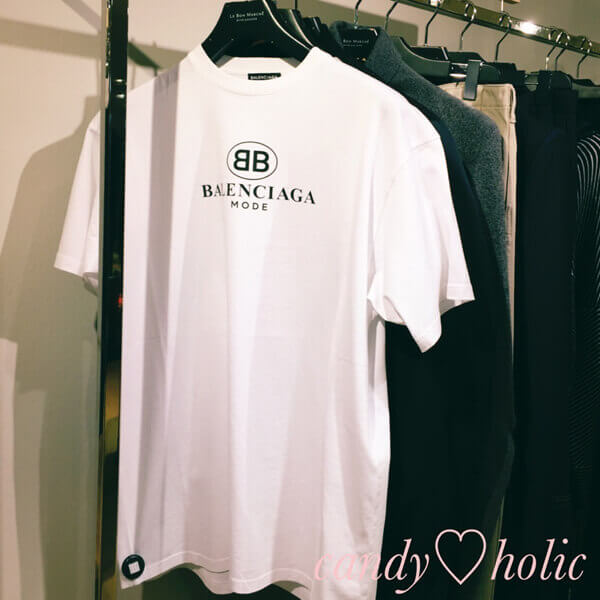 バレンシアガ t シャツ コピー 'BB Mode'ホワイト 女性にも