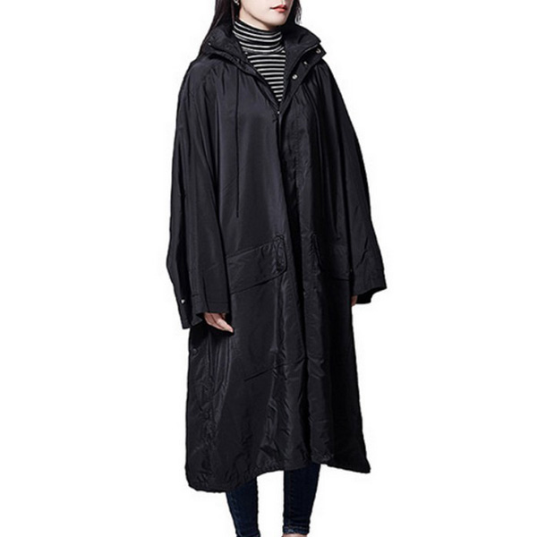 バレンシアガ★パロディオペラ?コピーレインコート back logo opera rain coat black