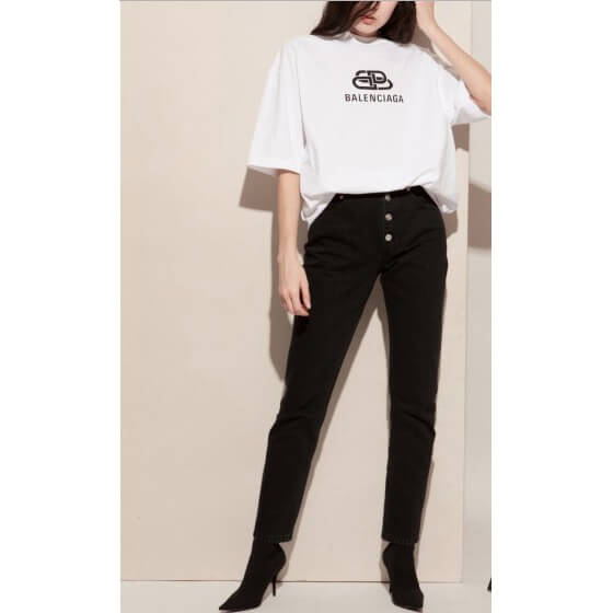 バレンシアガ tシャツ 激安? バレンシアガ New BB Mode オーバーサイズTシャツ☆