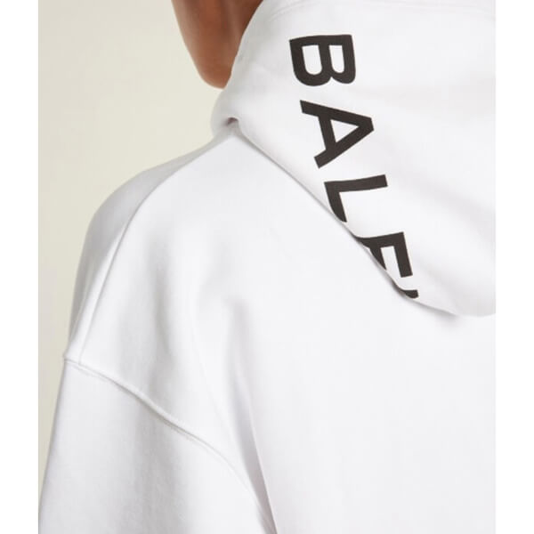 バレンシアガ パーカー 偽物 バレンシアガ ロゴ入りパーカー ホワイト