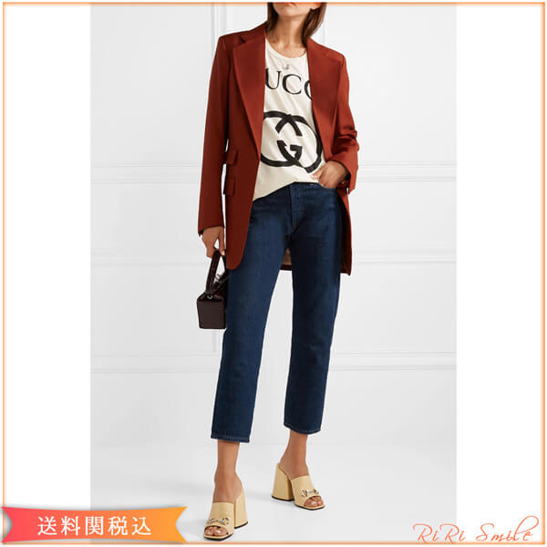  グッチtシャツコピー  グッチ tシャツ ロゴ インターロッキング GG ロゴ オーバーサイズ