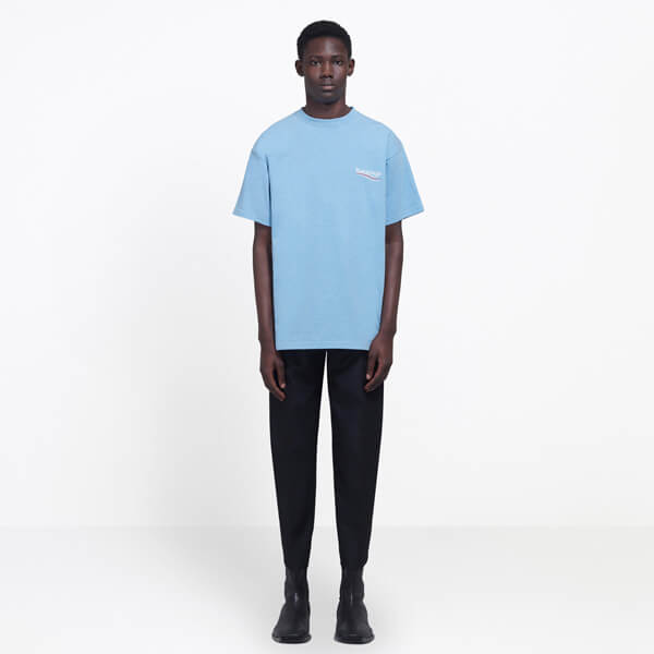 バレンシアガ tシャツ 偽物 ロゴ 半袖 政治キャンペーンTシャツ