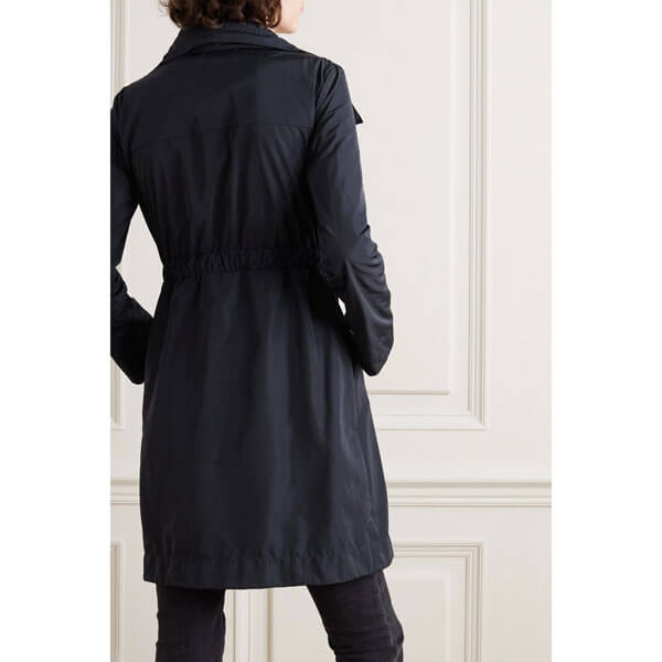 モンクレールMONCLERコピー ロングコート MALACHITEレディース 1C70900 C0276 スプリングコート レインコート ブラック