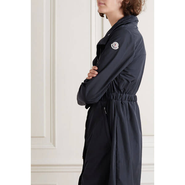 モンクレールMONCLERコピー ロングコート MALACHITEレディース 1C70900 C0276 スプリングコート レインコート ブラック