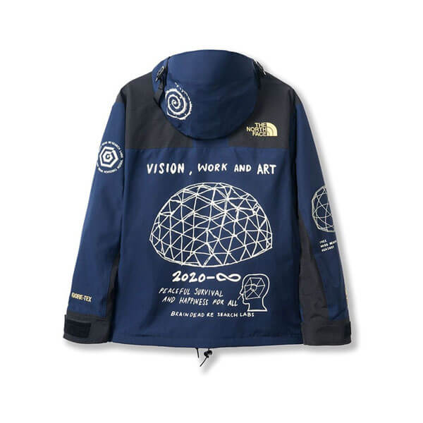 ザノースフェイス×Brain Dead マウンテンパーカ 偽物 超入手困難 限定????激??