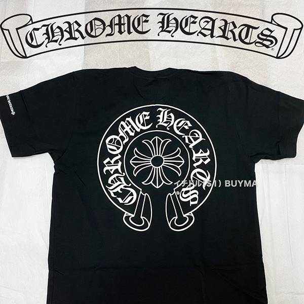 クロムハーツ Tシャツコピー CH Horseshoe Tee Black