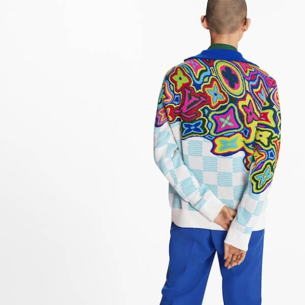 ルイヴィトン ディストーテッドモノグラムアンドダミエハーフジップ 偽物1A8P4M