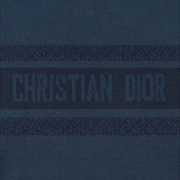 ディオールIVIERA*コットンジャージー Tシャツ偽物★2色143T04A4043_X0200