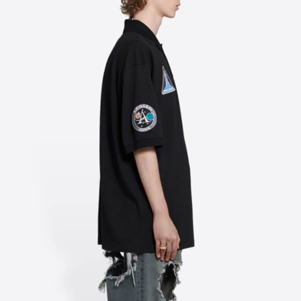 コラボ【バレンシアガ】× NASA スペース ロゴポロシャツコピー