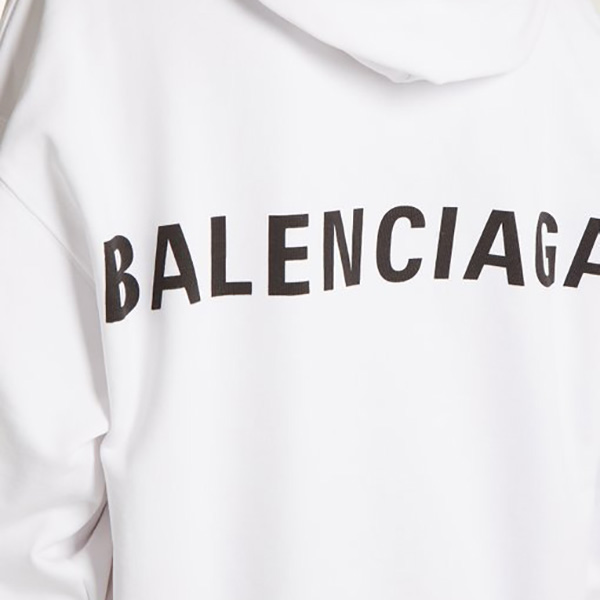バレンシアガ パーカー コピー バレンシアガ オーバーサイズ バックロゴ パーカー