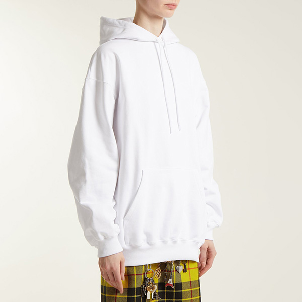 バレンシアガ パーカー コピー バレンシアガ オーバーサイズ バックロゴ パーカー