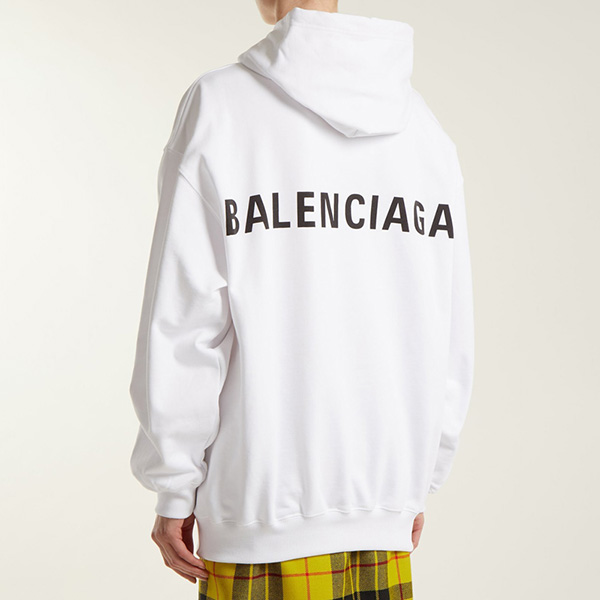 バレンシアガ パーカー コピー バレンシアガ オーバーサイズ バックロゴ パーカー