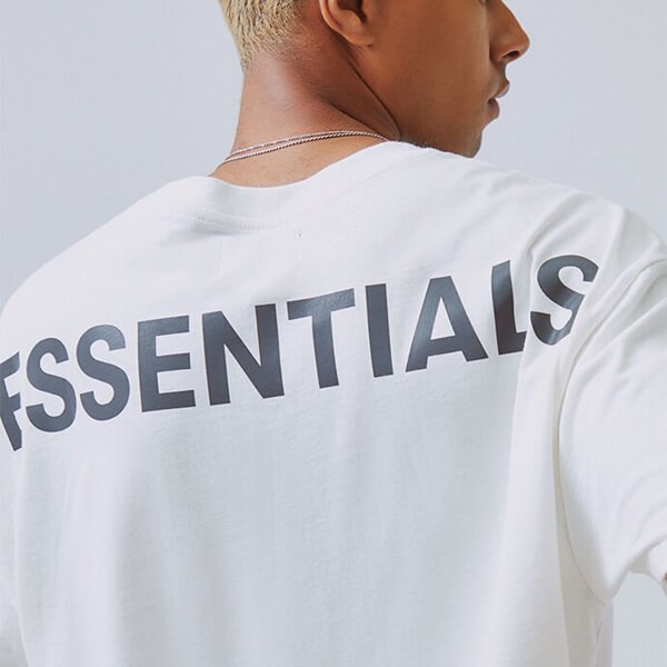 FOG(フィアオブゴッド) エッセンシャルズ essentials tシャツ 偽物  Boxy T-Shirt WHITE