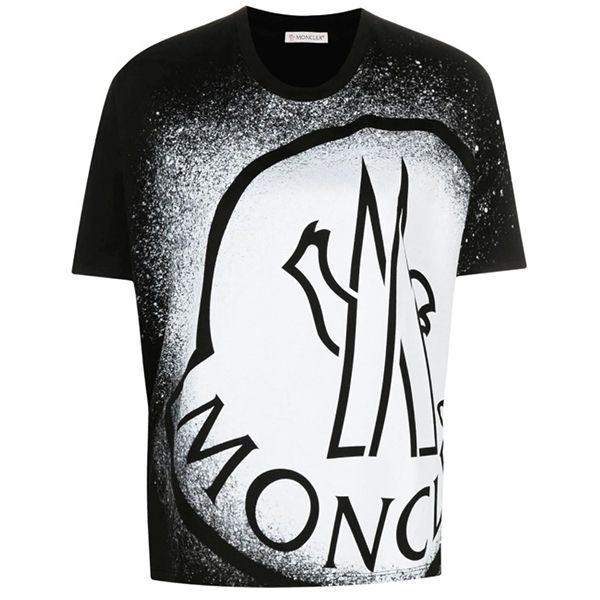 モンクレール ビッグロゴ プリント レディース Tシャツ偽物8C7B310829FB088