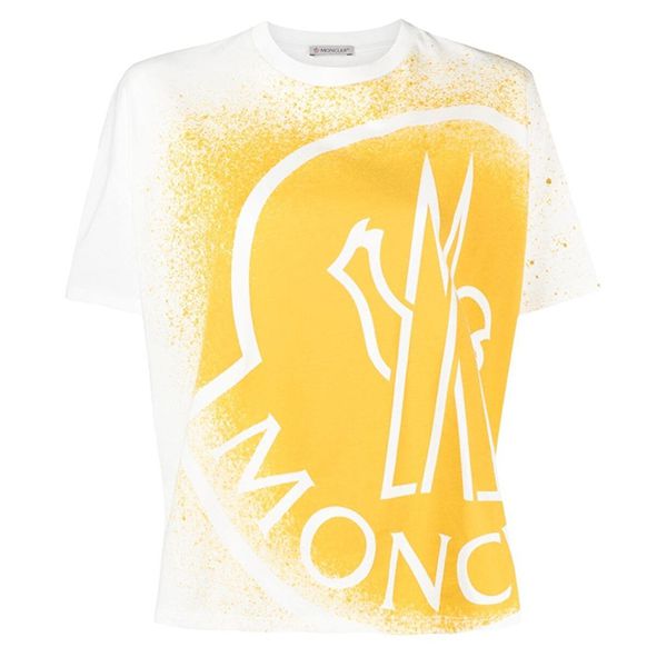 モンクレール ビッグロゴ プリント レディース Tシャツ偽物8C7B310829FB088