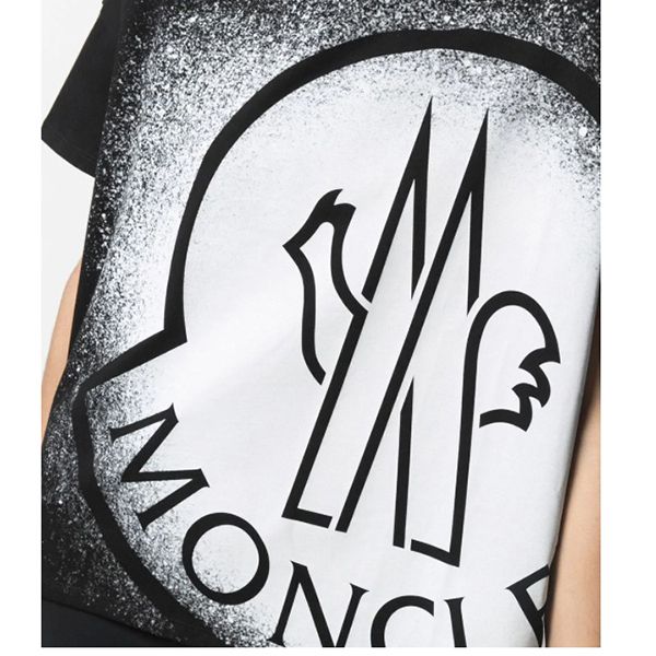 モンクレール ビッグロゴ プリント レディース Tシャツ偽物8C7B310829FB088