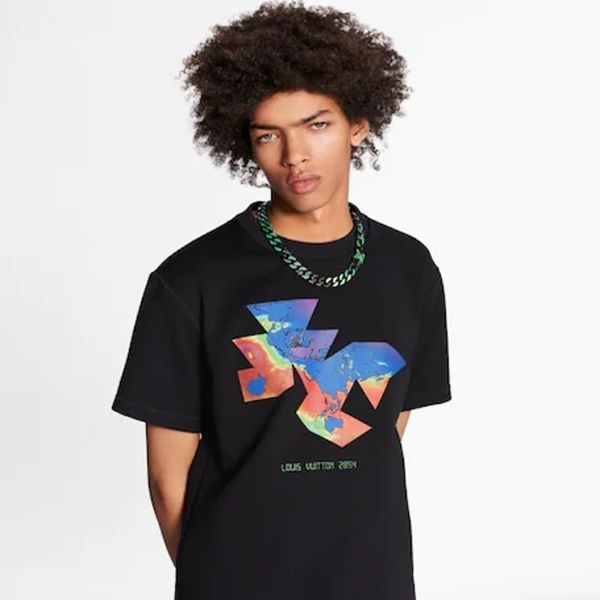 ☆新作☆ルイヴィトン?フラワープリントTシャツ 1A8H32