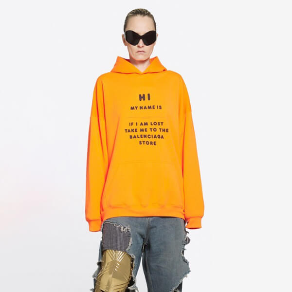 バレンシアガ コットンフリースパーカー 偽物大人気 651799TKVH67513