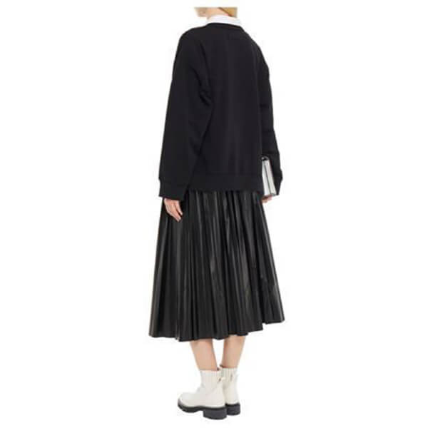 MM6 メゾンマルジェラ★ コットン偽物 アップリケ スウェットシャツ