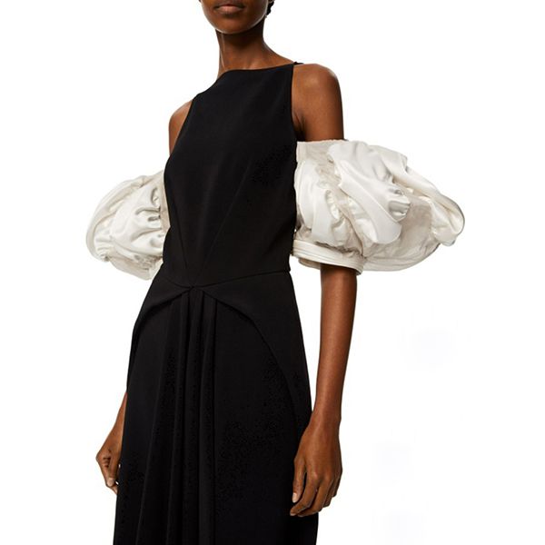 2021SS ロエベ パフスリーブロングワンピース偽物*S540Y09X90