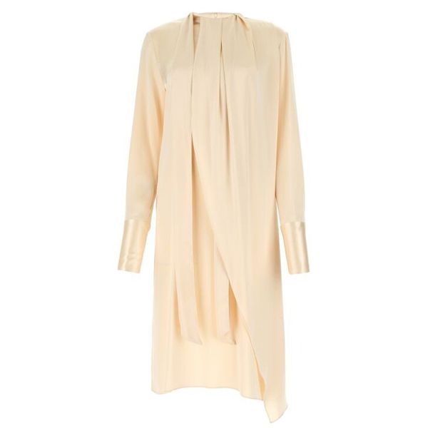 ロエベ ラヴァリエール ミディ ドレス サテン偽物 S359335XBR