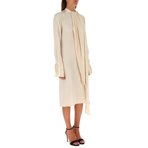 ロエベ ラヴァリエール ミディ ドレス サテン偽物 S359335XBR