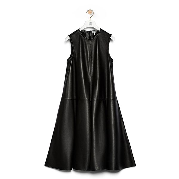 21AW☆ ロエベ フレア コピーミディ ドレス Black