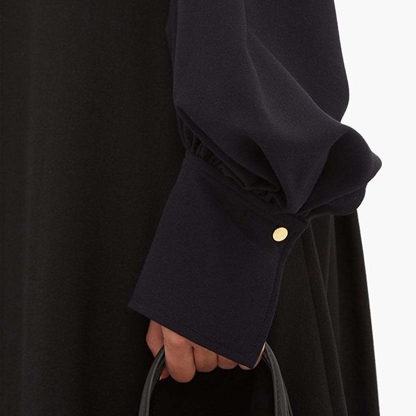 ロエベ★SALE!偽物 バルーンスリーブ レイヤードエフェクトドレス