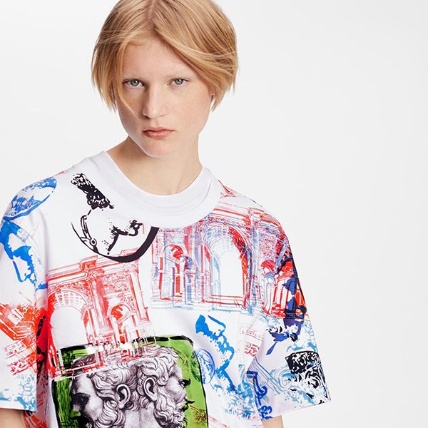 【完売必至】 ルイヴィトン エンシェントトラベル Tシャツコピー1A9BYG