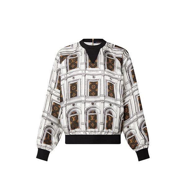 【日本未入荷】 ルイヴィトン モノグラムアーキテクチャ シャツ 偽物1A9BD5