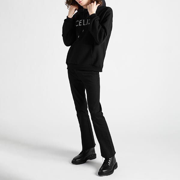 【セリーヌ】チェックロゴ&スタッズ フーディ コットンフリースコピー 2Y479052H.38NO