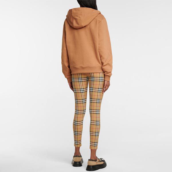 バーバリー コットン製 ホースフェリープリント レースアップ 長袖 フーディコピー 8038690121044A1420