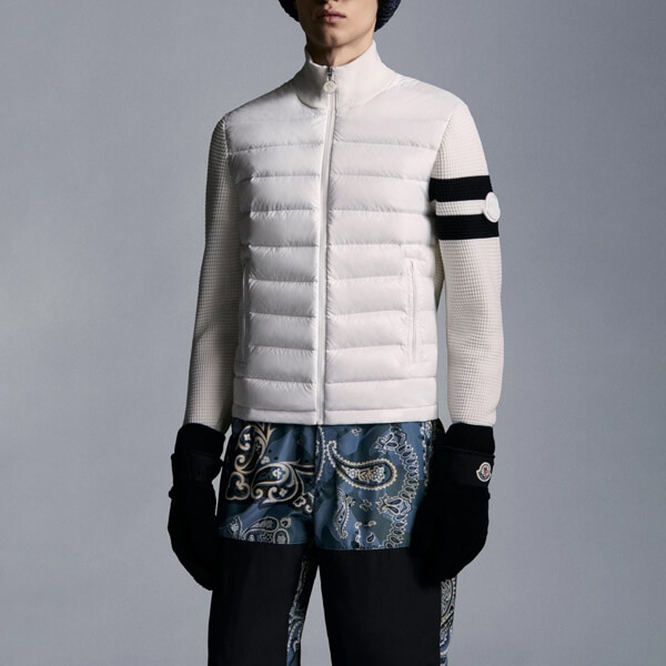 ★モンクレール 偽物 アウター パッド入りカーディガン ロゴG20919B00002M1131030