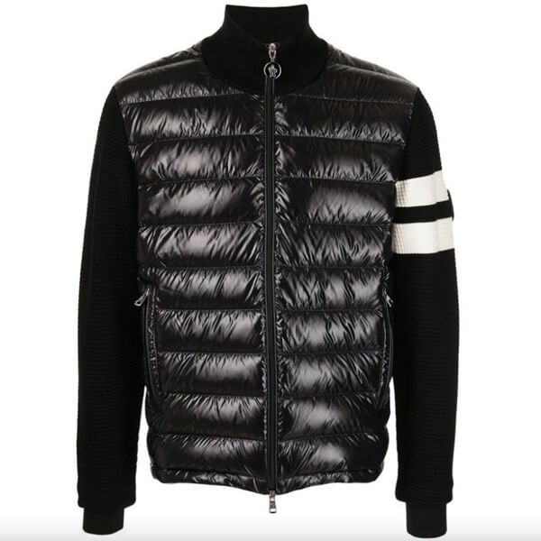 ★モンクレール 偽物 アウター パッド入りカーディガン ロゴG20919B00002M1131030