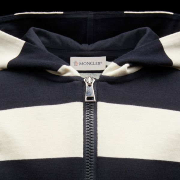 大人OK★モンクレール★2021AW★ボーダー柄★長袖パーカーコピー★