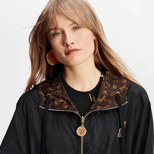 ヴィトンデートお出かけに!スカートに合うリバーシブルパーカー コピー1A98UK
