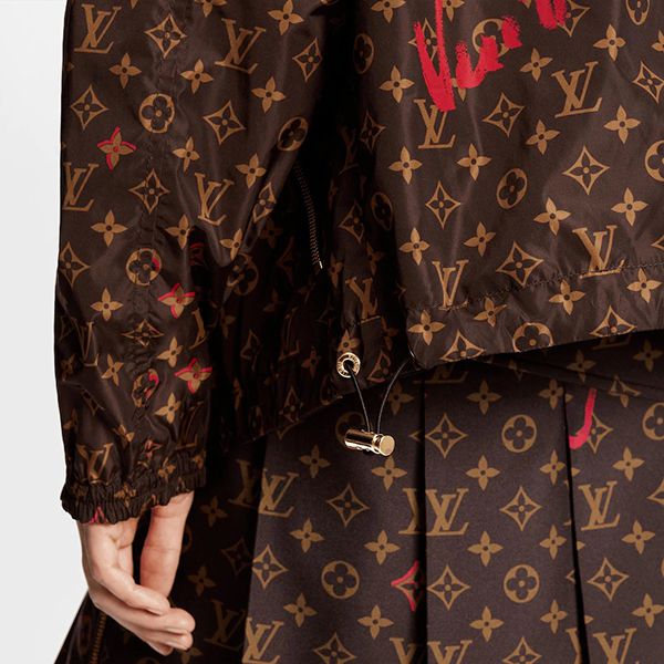 ヴィトンデートお出かけに!スカートに合うリバーシブルパーカー コピー1A98UK