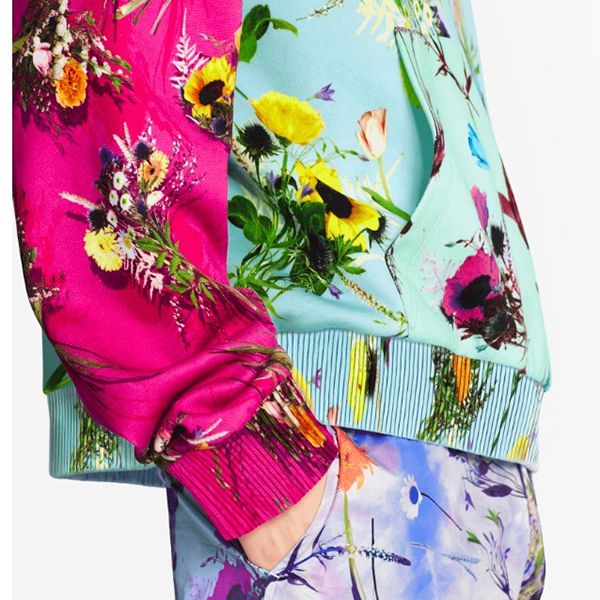 【ルイヴィトン】プリンテッドフラワーフーディ偽物 パーカー1A7QI0