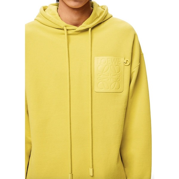 【21SS】ロエベ アナグラム 偽物 レザーパッチ フーディー ◆ロエベ◆全3色H526Y25J12