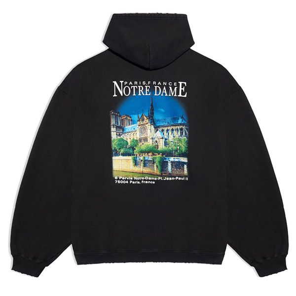 22SS バレンシアガ パーカー コピー★SACRE COEUR ボンバーフーディー フリース 641679TJVH91000