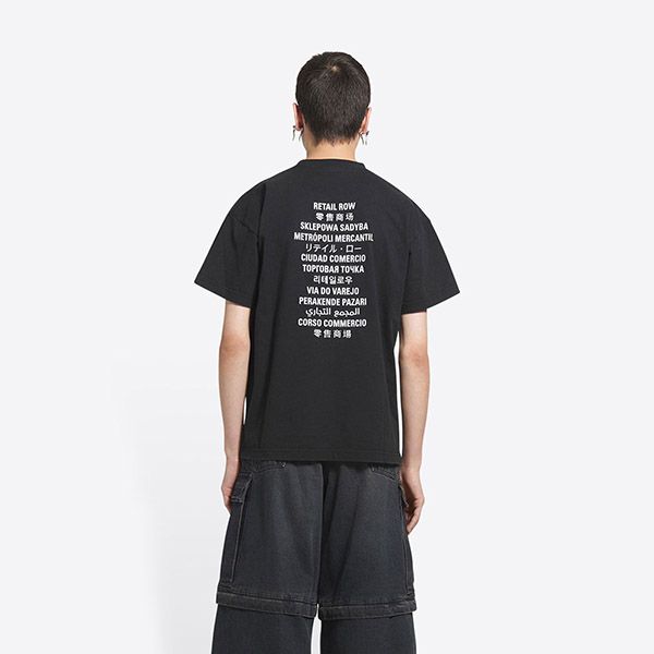 22SSバレンシアガ Tシャツ コピー★Fortnite?EPIC GAMES ロゴの刺繍 612966TLVO36506