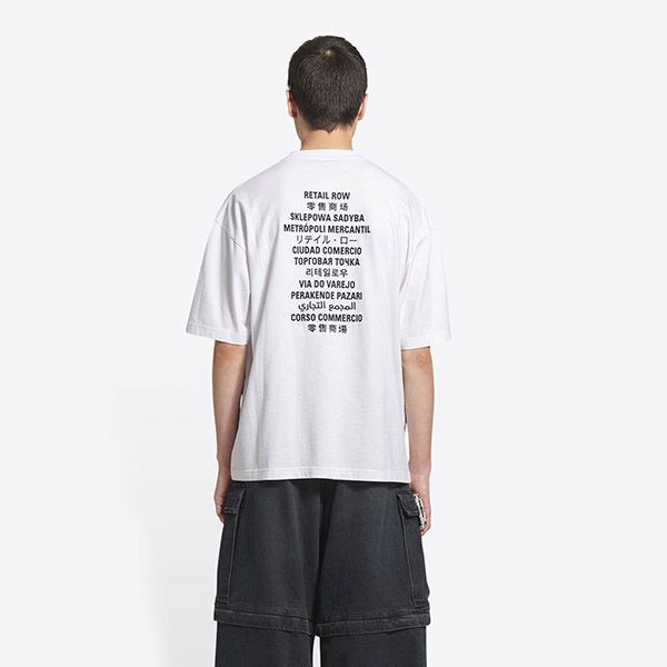 22SSバレンシアガ Tシャツ コピー★Fortnite?EPIC GAMES ロゴの刺繍 612966TLVO36506