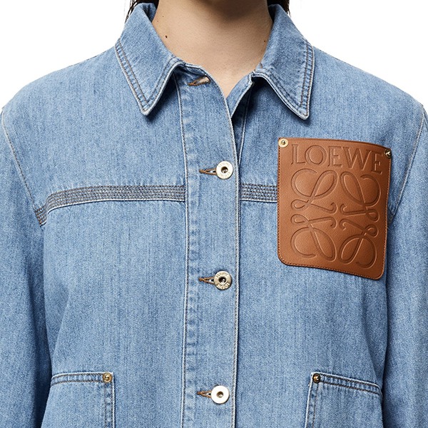 ロエベ デニム ジャケット コピー ワークウェア プレタ S540Y50X01