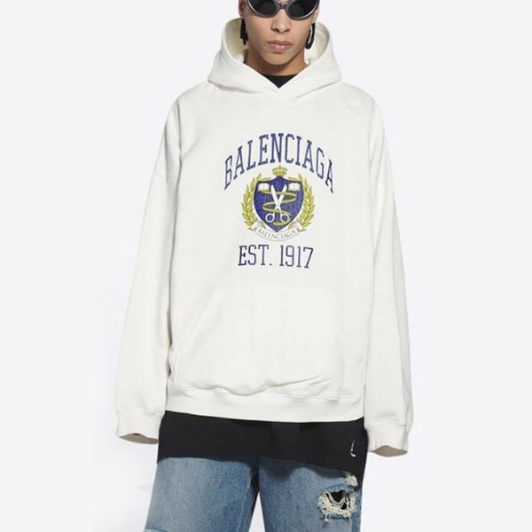 一目惚れ?バレンシアガ パーカー 偽物★カレッジ ワイド フィット 2色 674986TLV901076