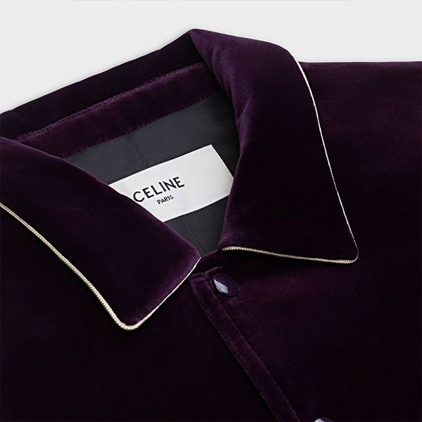 【20AW NEW】セリーヌ テテ?ィシ?ャケット コピー/ コットンベルベットテディジャケット