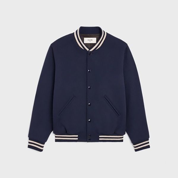 セリーヌ モノクローム 偽物?セリーヌロゴ テディジャケット 2V08F896C.07VY