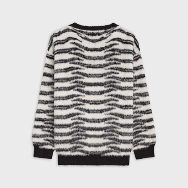 *セリーヌ クルーネックセーター 偽物*オーバーサイズ モヘア クルーネックセーター 2A22K724M.01OB