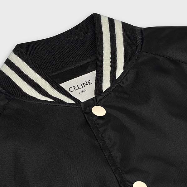 完売必至！テテ?ィシ?ャケット 偽物?セリーヌ ロゴ入りライトナイロンテディブルゾン 2W365495M 38NO