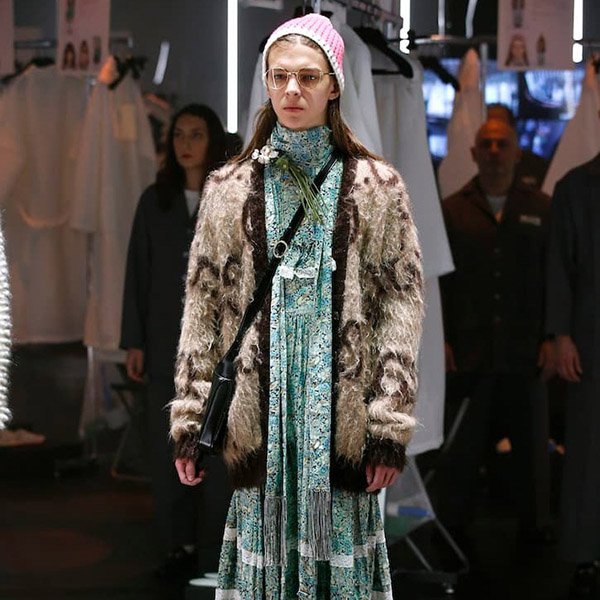 新作?お洒落に?グッチ カーディガン コピー★リバーシブル GG モヘア ウール カーディガン