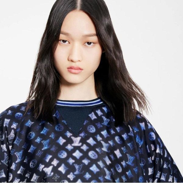 最新 ?ルイヴィトン ワンピース 偽物★マヒナ モノグラム スポーティセータードレス 1A9LNM